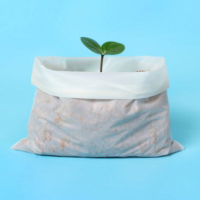 Safe Biodegradable Ziplock Bags Embossing Surface Handling 12cm X 17cm Size
