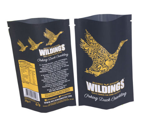 Reusable Laminated Flexible Standing Pouch Aluminium Foil Food Grade