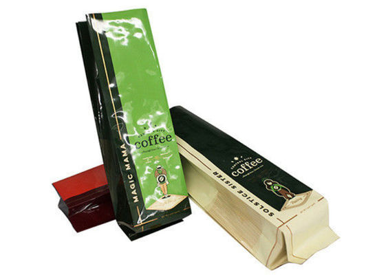 Aluminum Side Gusset Coffee Packaging Bags Pouch Style With Degassing Valve