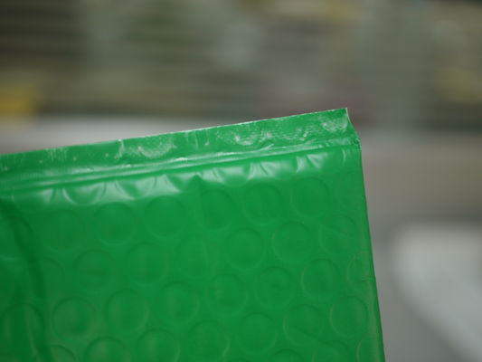 Green Poly Bubble Mailers Heat Insulation Bubble Thickness 40~200gsm