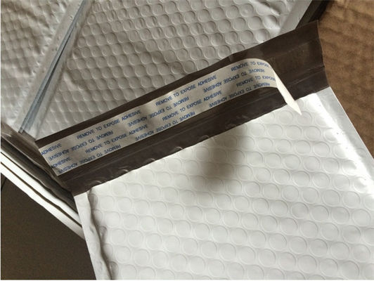 Durable White Shipping Poly Mailers , Bubble Packaging Envelopes