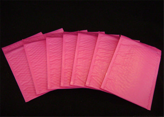 Multifunctional Poly Bubble Mailers Red Color 7.25"X12" 1 Size Biodegradable