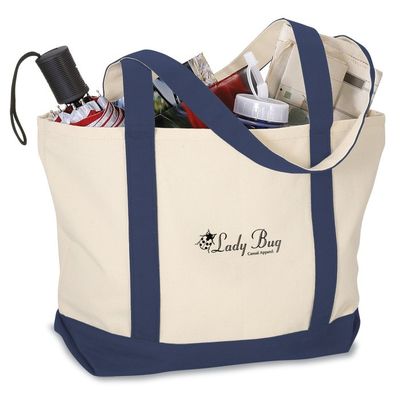 Promotional Cotton Canvas Shopping Bags , Cotton Canvas Tote Custom Printed