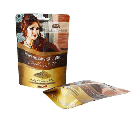 Industrial Food Stand Up Pouch Custom Printed Ziplock Resealable With Logo