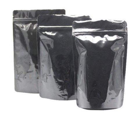 Certified Food Grade Aluminum Foil Pouches Food Packaging With Resealable Zipper